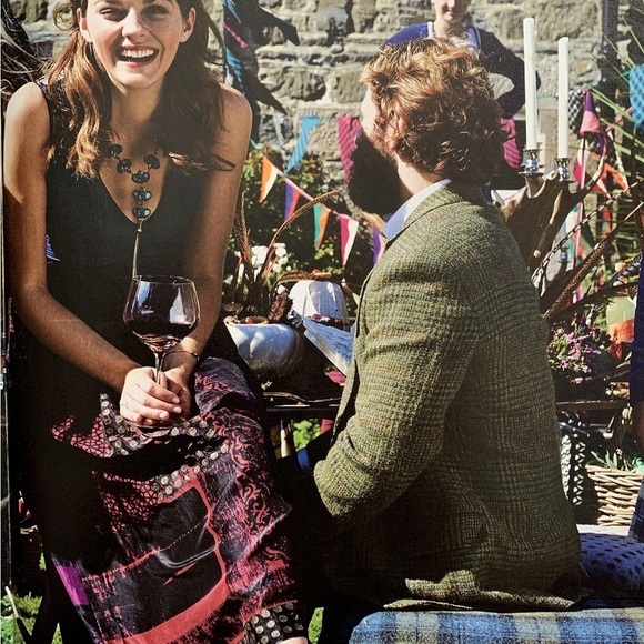 Anthopologie Rare “Montage Midi Dress” by Niki Mahajan Size 12 Orig Price $248 - Picture 13 of 13